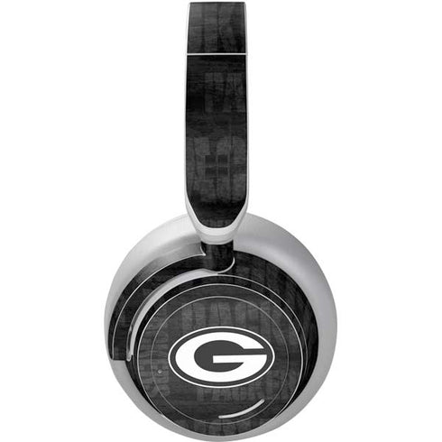 NFL Green Bay Packers Black & White Surface Headphones Skin